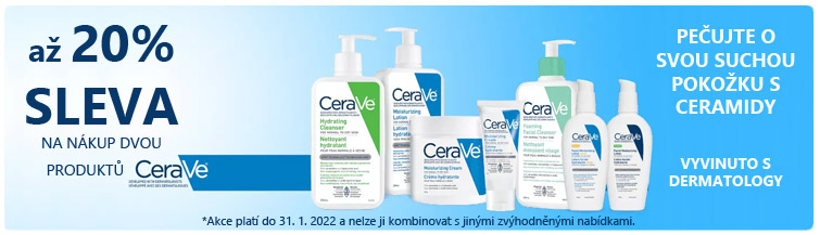 GigaLékárna.cz - Cerave 20% sleva na nákup dvou produktů