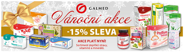 GigaLékárna.cz - GALMED vánoční akce -15 %