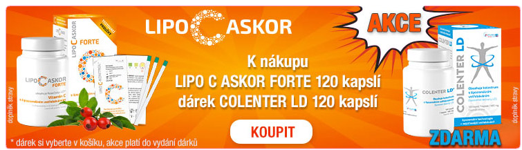GigaLékárna.cz - Colenter LD 120cps k Lipo C Askor 120cps jako dár