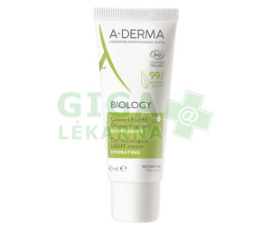 A-DERMA BIOLOGY Lehký hydratační krém 40ml