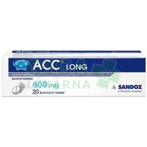 Fotka ACC Long šumivé tablety 20x600mg Obrázek ACC Long šumivé tablety 20x600mg