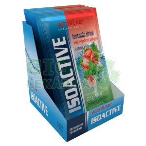ActivLab Isoactive iont.nápoj s kolag. 20sáč. jahoda.máta
