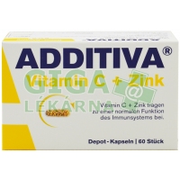 Additiva Vitamin C + Zinek 60 tablet
