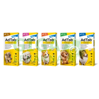 Fotka AdTab 112mg žvýkací tablety pro psy 2.5-5.5kg 1ks Obrázek AdTab 112mg žvýkací tablety pro psy 2.5-5.5kg 1ks