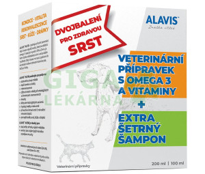 Alavis Extra šetrný šampon+Alavis Nutri dvojbalení