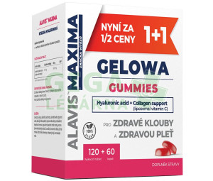 ALAVIS MAXIMA Gelowa Gummies 120tbl+60cps
