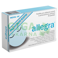 allegra MELATONIN RAPID 30 pastilek