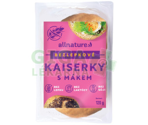 Allnature Bezlepková kaiserka s mákem 2x60g