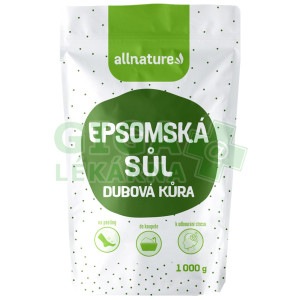 Allnature Epsomská sůl Dubová kůra 1000g
