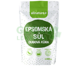 Allnature Epsomská sůl Dubová kůra 1000 g