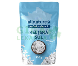 Allnature Keltská sůl mořská ručně sbíraná 500g