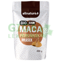 Allnature Maca prášek BIO RAW 200g