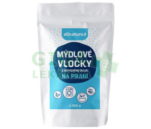 Allnature Mýdlové vločky z olivového oleje na praní 1000g