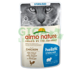 Almo Nature Daily Menu cat kaps. Sterilised kuře 70g