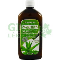 Aloe vera BIOMEDICA přírodní šťáva 99,5% 500ml