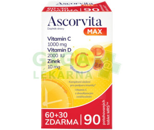 Ascorvita MAX 60+30 tablet