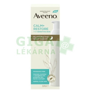 Aveeno Calm+Restore rehydratační noční krém 50ml