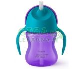 AVENT Hrnek s ohebným brčkem 200ml dívka