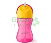 AVENT Hrnek s ohebným brčkem 300ml dívka
