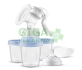 AVENT Odsávačka mat.mléka manuální s VIA systémem