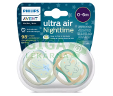 AVENT Šidítko Ultra air Noční 0-6m.chlapec 2ks