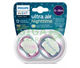 AVENT Šidítko Ultra air Noční 6-18m.dívka 2ks