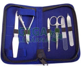 B-213 Dámský manikúrní set+skleněný pilník