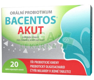 BACENTOS AKUT orální probiotikum tbl.20