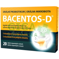 BACENTOS-D orální probiotikum 20 tablet