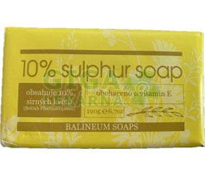 Balineum Mýdlo sirné 10% sirných květů 190g