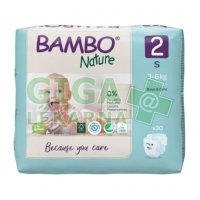 BAMBO Nature 2 dětské plenkové kalhotky 3-6kg 30ks
