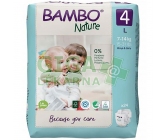 Bambo Nature 4 děts.plenkové kalhotky 7-14kg 24ks