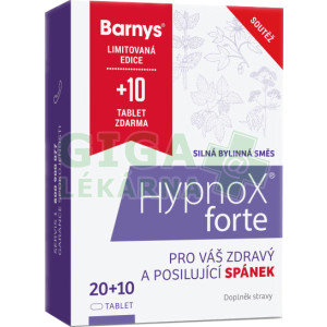Barnys HypnoX forte tbl.20+10 zdarma