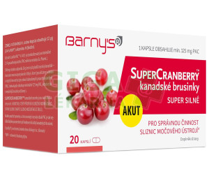 Barnys SuperCranberry kanadské brusinky 20 kapslí