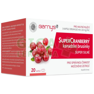 Obrázek Barnys SuperCranberry kanadské brusinky 20 kapslí