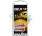 Baterie do naslouch.Duracell DA312P6 Easy Tab 6ks