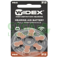 Baterie do naslouchadel Widex 312 6ks