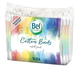 Bel Face & Body RAINBOW EDITION vatové tyčinky ze 100% bavlny 160ks