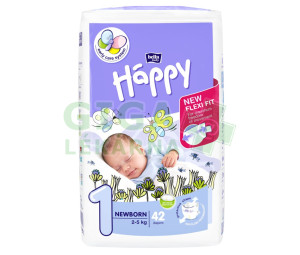 Bella Happy New Born dětské pleny 2-5 kg/42ks