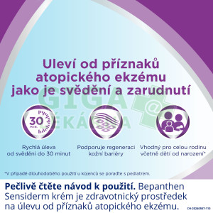 Fotka Bepanthen Sensiderm krém 50g Obrázek Bepanthen Sensiderm krém 50g