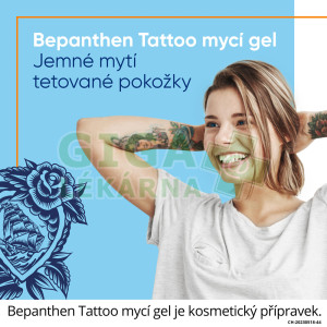 Fotka Bepanthen Tattoo mycí gel 200ml Obrázek Bepanthen Tattoo mycí gel 200ml