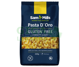 Bezlepkové kukuř.těstoviny Sam Mills 500g kolínka