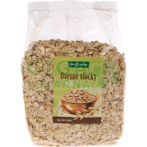 BIO NEBIO Vločky ovesné bezlepkové velké 500g BIO