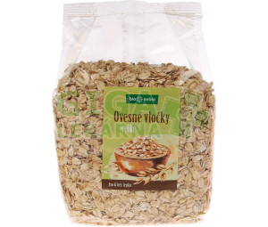 BIO NEBIO Vločky ovesné bezlepkové velké 500 g BIO