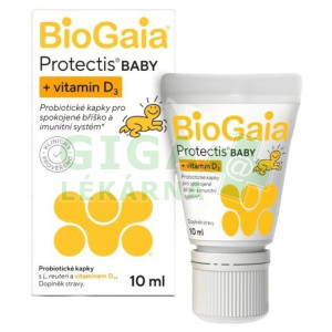 BioGaia Protectis BABY + vit.D3 probiotické kapky 10ml