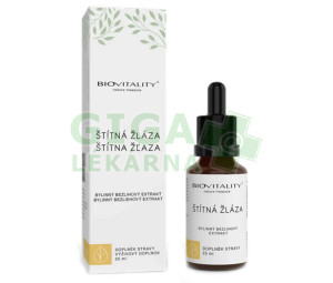Biovitality Štítná žláza bezlihový extrakt 25 ml