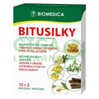 Bitusilky bylinné pastilky s medem 15+2