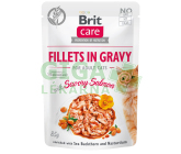 Brit Care Cat Fillets Gravy Savory Salmon 85g