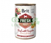 Brit Dog Fresh konz. Beef with Pumpkin 400g
