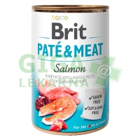 Brit Dog konz Paté & Meat Salmon 400g
